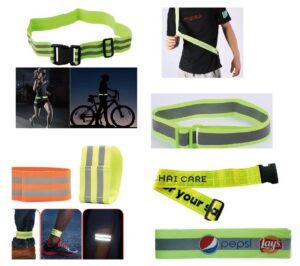 Reflective waist belt，shoulder strap，